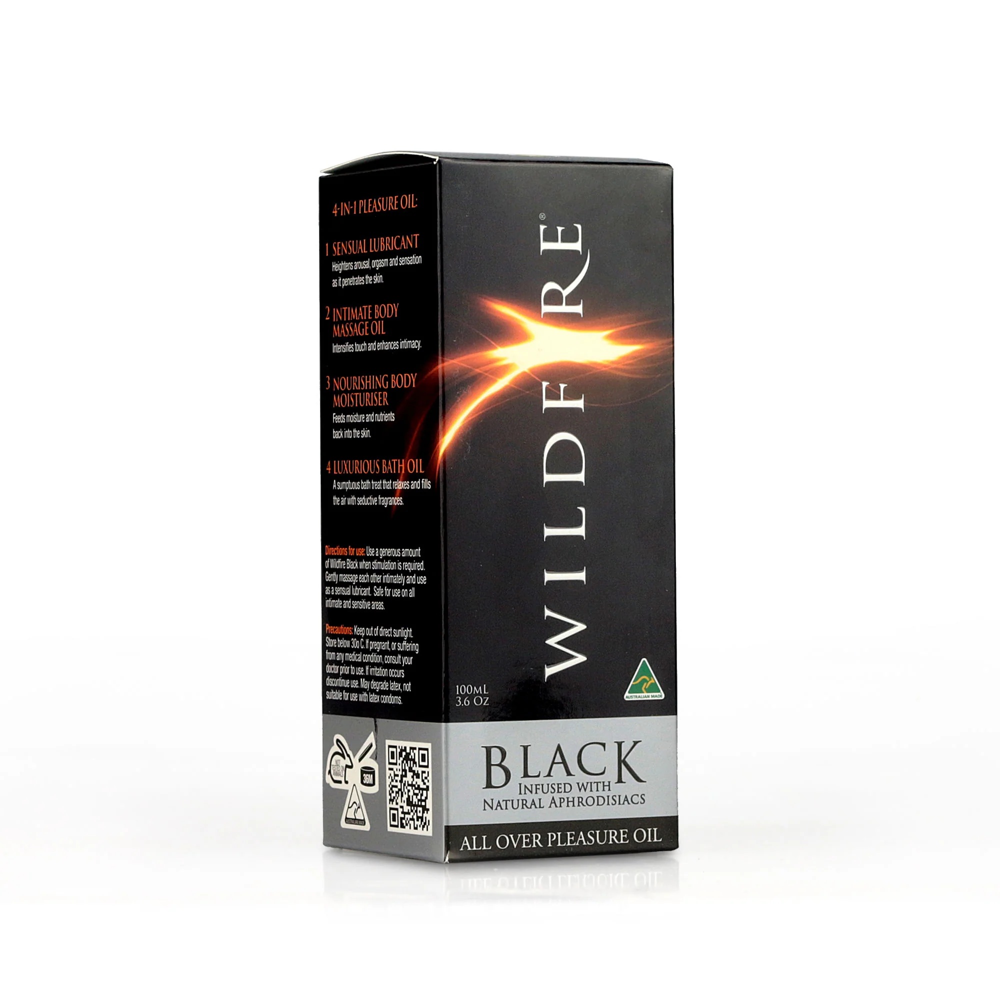 WILDFIRE Pleasure Oil - Black - Image 2